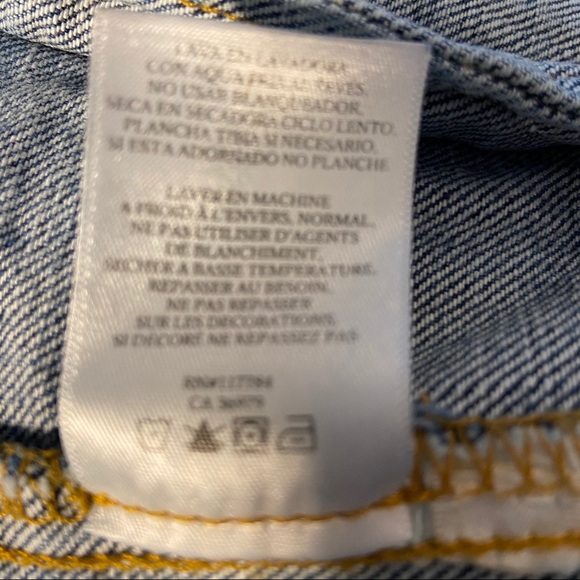 RailsCustomRigginsLettermanDistressed Denim Jacket - Picture 12 of 12